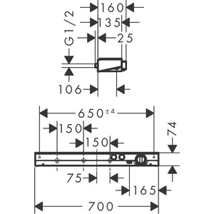 Термостат для ванны Hansgrohe ShowerTablet Select хром (13184000)