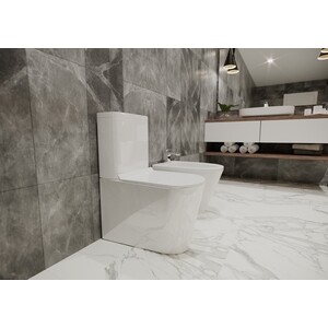 Унитаз-компакт безободковый Timo Inari с сидением микролифт (TK-501)