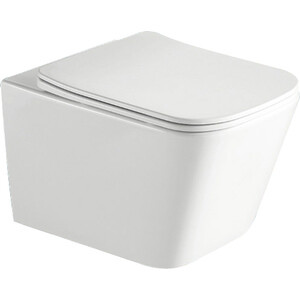 Унитаз подвесной безободковый Timo Soli с сидением микролифт (TK-303)