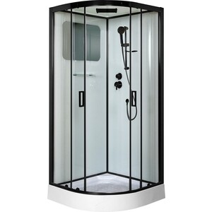 Душевая кабина Niagara NG-6902-01 BLACK 100х100х210