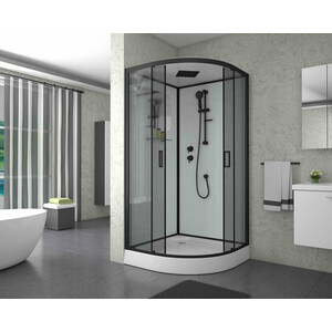 Душевая кабина Niagara NG-6902-01 BLACK 100х100х210