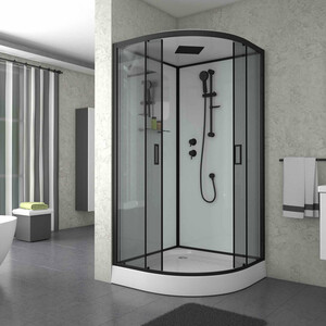 Душевая кабина Niagara NG-6902-01 BLACK 100х100х210