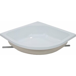 Душевой поддон Triton ПД7 100х100 с каркасом и фронтальным экраном (Щ0000014634)