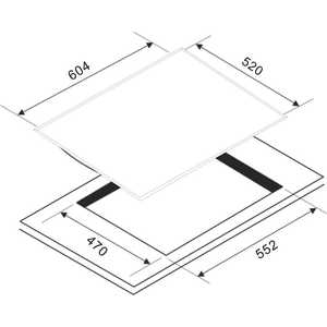 Газовая варочная панель Zigmund & Shtain MN 84.61 S