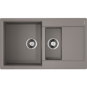 Кухонная мойка Omoikiri Daisen 86-2 GR leningrad grey (4993475)