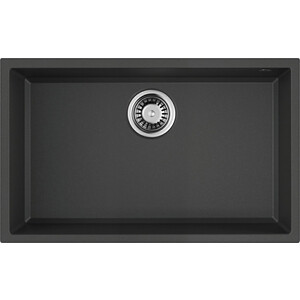 Кухонная мойка Omoikiri Tedori 66-U BL черная (4993972)