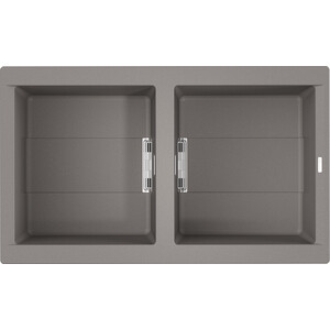 Кухонная мойка Omoikiri Banzen 86-2 GR leningrad grey (4993318)