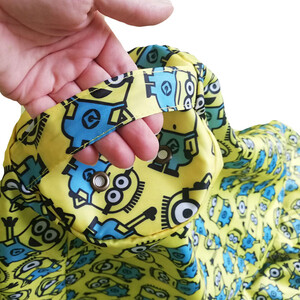 Кресло бескаркасное Mypuff Груша миньоны размер комфорт принтованный оксфорд bbb_593