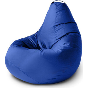 Кресло бескаркасное Mypuff груша, Василек, размер XXXXL- Комфорт, оксфорд