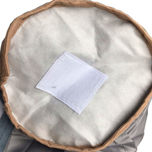 Кресло бескаркасное Mypuff Груша серебристый размер стандарт оксфорд b_265