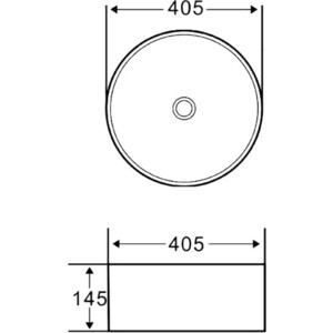Раковина-чаша BelBagno 40х40 (BB1342H300)