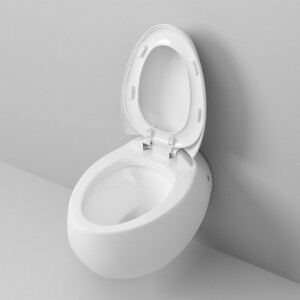 Комплект унитаза Grossman GR-4442 Grohe Rapid SL с сиденьем-микролифт, белый, клавиша хром