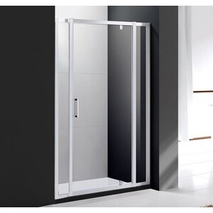 Душевая дверь Cezares Molveno BA-12 160x190 прозрачная, хром (Molveno BA-12-BA-12-100+60-C-Cr-IV)