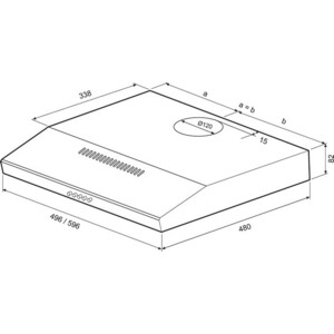 Вытяжка Krona Ermina 600 white pb