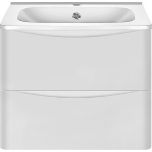 Тумба с раковиной Vincea Paola 60 подвесная, G.White (VMC-2P600GW + VCB-2VP600W)