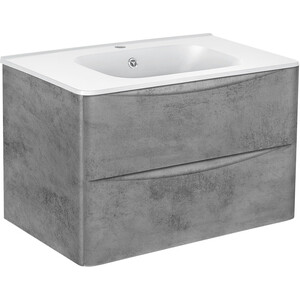 Тумба под раковину Vincea Paola 80 подвесная, Beton (VMC-2P800BT)