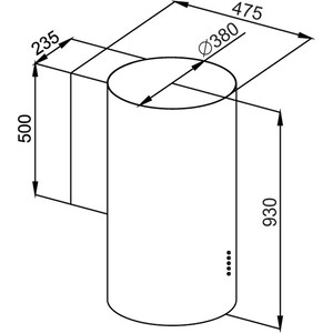 Вытяжка MAUNFELD Lee Wall (C) 39 GOLD