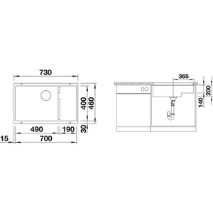 Кухонная мойка Blanco Subline черный (526004)