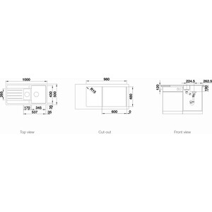 Кухонная мойка Blanco Legra 6 S кофе (522212)