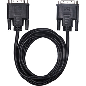 Кабель DVI-DVI Ritmix RCC-072 1.8m, 30AWG, 18+1, single link, CCS, никелированный