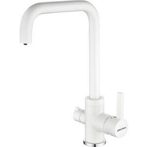 Смеситель для кухни Paulmark Logas белый (Lo213021-431TW)