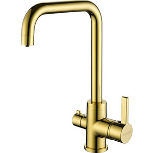 Смеситель для кухни Paulmark Logas золото (Lo213021-G)