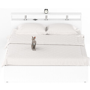 Кровать СВК Камелия 180х200 белый (1022170)