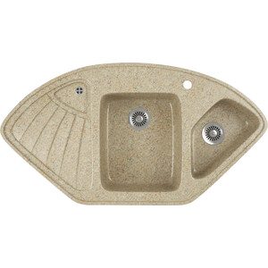 Кухонная мойка GreenStone GRS-14K-302 песочная