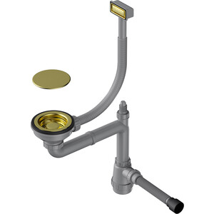 Сифон для кухонной мойки Omoikiri WK-1C LG светлое золото (4956473)