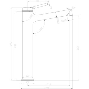Смеситель для раковины Lemark Minima хром (LM3809C)