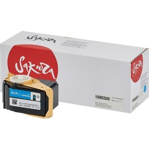 Картридж Sakura 106R02606 синий, 4 500 к.