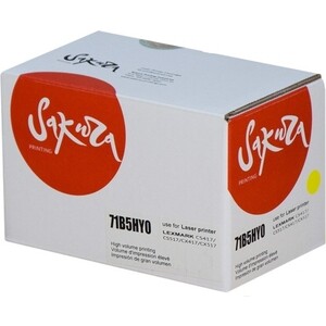 Картридж Sakura 71B5HY0 желтый, 3500 к.