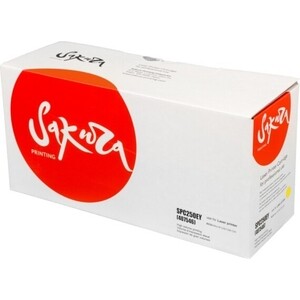Тонер-туба Sakura SPC250EY (407546) желтый, 1600 к.