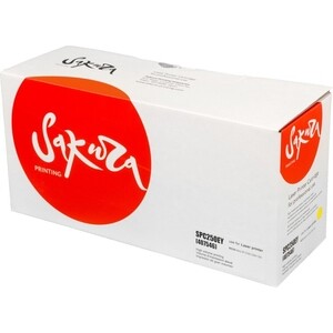 Тонер-туба Sakura SPC250EY (407546) желтый, 1600 к.