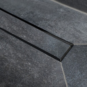 Душевой поддон Pestan Confluo Board UNI 90х90 под плитку, решетка слива матовый хром (40007821SS)