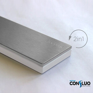 Душевой лоток Pestan Confluo Frameless Line 950 White Glass (13701216)