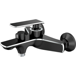 Смеситель для ванны Haiba HB548-7 черный/хром (HB60548-7)