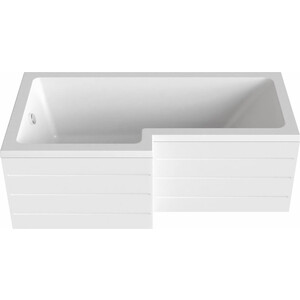 Акриловая ванна BAS Эсте 170х85 левая, с каркасом, фронтальная панель (В 00123, Э 00123)