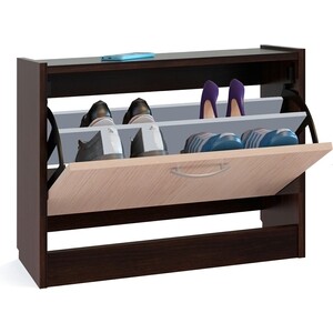 Тумба для обуви СОКОЛ ТО-21 венге/беленый дуб