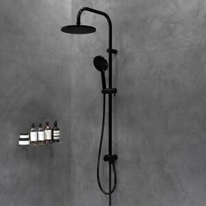 Душевая система Damixa Origin Bit черная матовая (408771430)