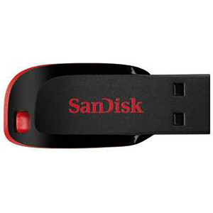 Флеш-диск Sandisk 64Gb Cruzer Blade black/red USB2.0 (SDCZ50-064G-B35)