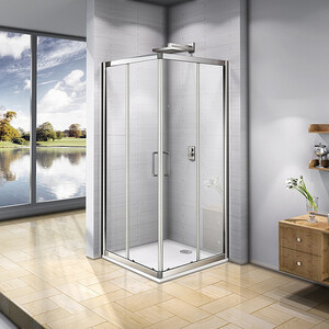 Душевой уголок Good Door Neo CR-100-C-CH 100x100 прозрачный, хром (НЕ00012)