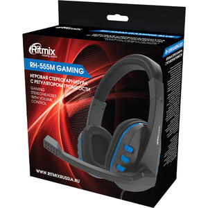 Игровая гарнитура Ritmix RH-555M Gaming Blue