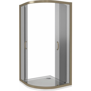 Душевой уголок Good Door Jazz R-120-B-BR 120x80 тонированный, бронза (ДЖ00038)