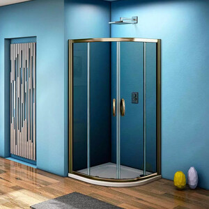 Душевой уголок Good Door Jazz R-120-B-BR 120x80 тонированный, бронза (ДЖ00038)