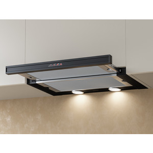 Вытяжка встраиваемая Krona Kamilla sensor 600 black (2 мотора)