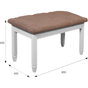 Банкетка Мебелик Венеция 7 белый (П0004577)