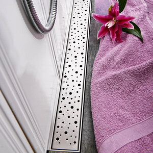 Душевой лоток Veconi VCN Drops 65 нержавеющая сталь (V650DN)