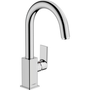 Смеситель для раковины Hansgrohe Vernis Shape с донным клапаном, хром (71564000)