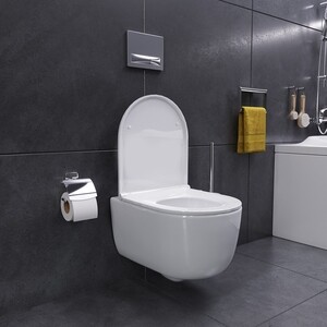 Унитаз подвесной безободковый Damixa Sirius с сиденьем микролифт (DX86C1700SC)